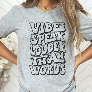 T-shirt Les Vibes Rétro, Les Vibes Sont Plus Fortes Que Le