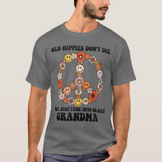 T-shirt Les vieux hippies ne meurent pas ils se sont fondu