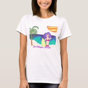 T-shirt Les villages, tee - shirt de FL