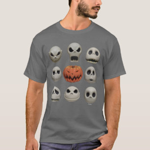 T-shirt Les visages de Jack Skellington le roi Citrouille
