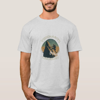 T-shirt Les visionnaires façonnent les futurs : forger l'a