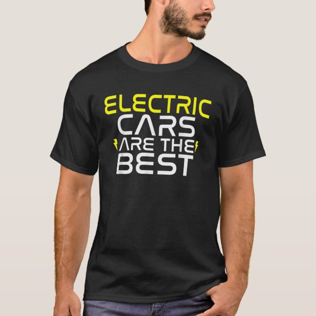 T-shirt Les voitures électriques sont les meilleurs véhicu (Devant)