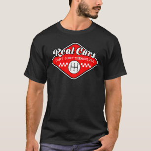 T-shirt Les voitures réelles ne se déplacent pas Transmiss