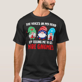T-shirt les voix dans ma tête continuent à me dire obtenir