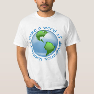 T-shirt Les volontaires font un monde de la différence
