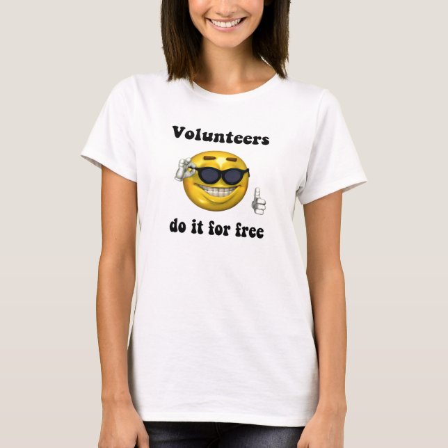 T-shirt Les volontaires le font pour libre (Devant)