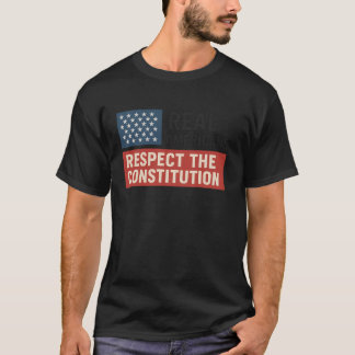 T-SHIRT LES VRAIS AMÉRICAINS RESPECTENT LA CONSTITUTION