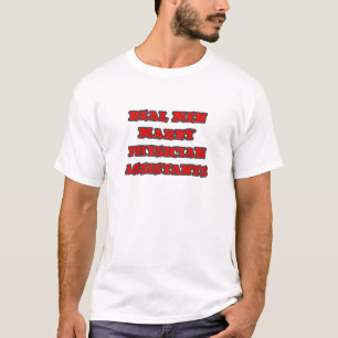 T-shirt Les vrais hommes épousent des adjoints médecins