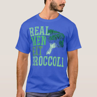 T-shirt Les vrais hommes mangent du brocoli Broccoholic Lé