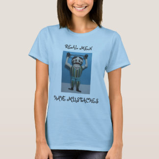 T-SHIRT LES VRAIS HOMMES ONT DES MOUSTACHES
