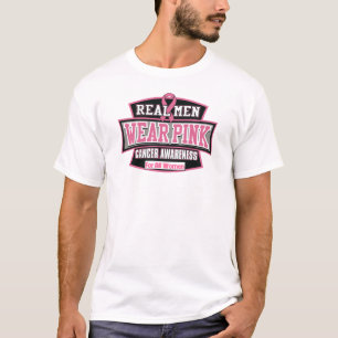 T-shirt Les vrais hommes portent du rose pour toutes les f