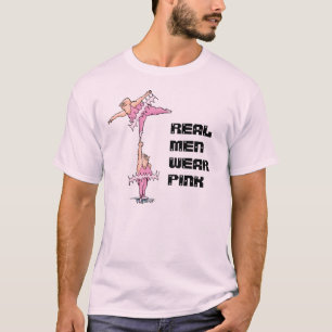 T-shirt Les vrais Hommes Portent Une Chemise De Ballet Tut