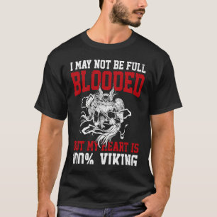 T-shirt Les vrais vikings viennent à Valhalla et n'ont pas