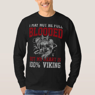 T-shirt Les vrais vikings viennent à Valhalla et n'ont pas