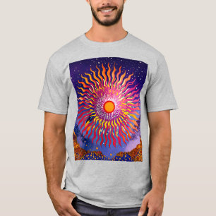 T-shirt "Les Whispers solaires dans le ciel" Le soleil