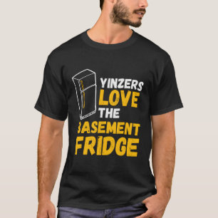 T-shirt Les Yinzers De Pittsburgh Aiment Le Réfrigérateur 