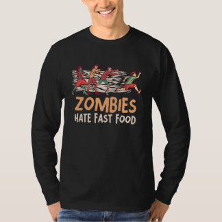T-shirt Les zombies détestent les décisions de résolution