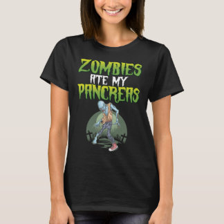 T-shirt Les zombies ont mangé mon pancréas Sensibilisation