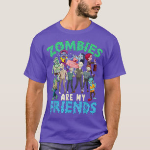 T-shirt Les Zombies Sont Mon Ami Costume Halloween Enfants