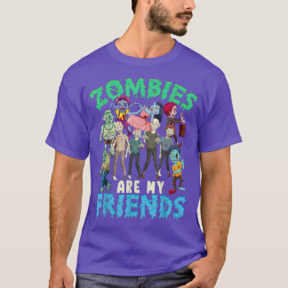 T-shirt Les Zombies Sont Mon Ami Costume Halloween Enfants