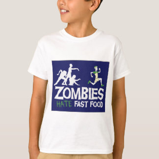 T-shirt Les zombis DÉTESTENT les aliments de préparation