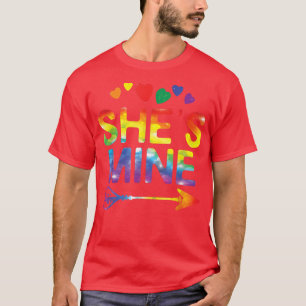 T-shirt Lesbian Couple Funny Elle a la mine Matching LGBT