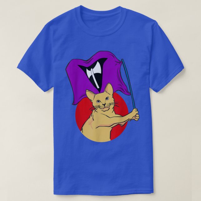 T-shirt Lesbian Labrys Flag Cat  seual Identity  Nonbinary (Design devant)