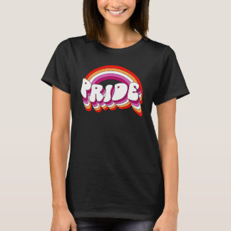 T-shirt Lesbian Pride Flag LGBTQ Love is Love Gay Rainbow 
