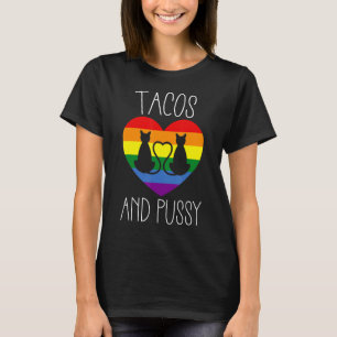T-shirt Lesbian Pride Gay pride Stups Chats Et Tacos Lover
