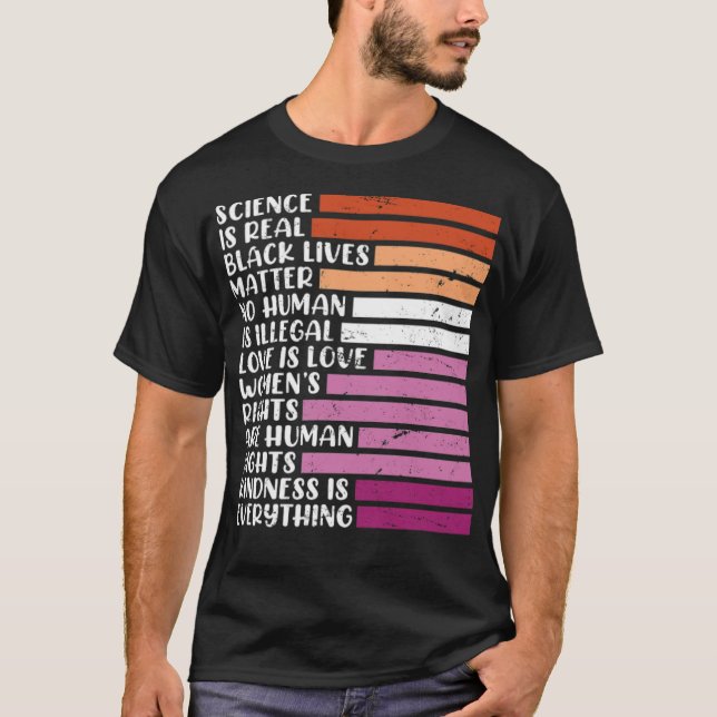 T-shirt Lesbian Pride LGBT Pride (Devant)
