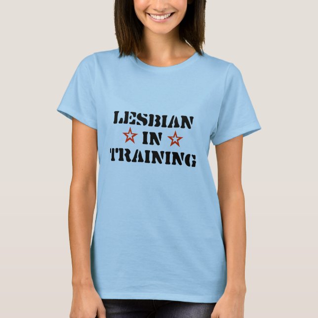 T-shirt Lesbienne dans la formation (Devant)