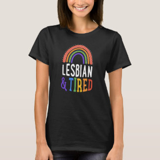 T-shirt Lesbienne Et Fatigué Cute Boho Style Bohemian Arc