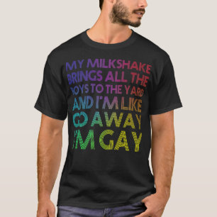 T-shirt Lesbienne  fierté gay Arc-en-ciel LGBT Drôle Queer