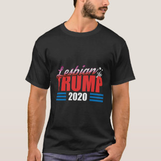 T-shirt Lesbienne Pour Trump