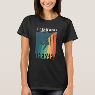 T-shirt L'Escalade Rock Est Mon Thérapie Climber Boulderer