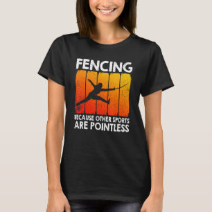 T-shirt L'Escrime Parce Que D'Autres Sports Sont Sans Poin