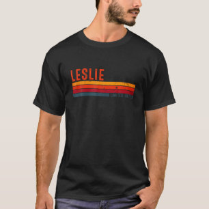 T-shirt Leslie Retro Vintage Limited Edition 80S 90S Naiss