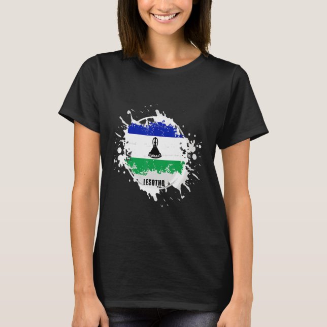 T-shirt Lesotho Splash (Devant)