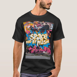 T-shirt L'espace animé par la musique