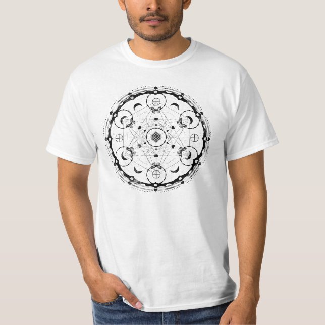 T-shirt L'espace de temps Matrix (Devant)