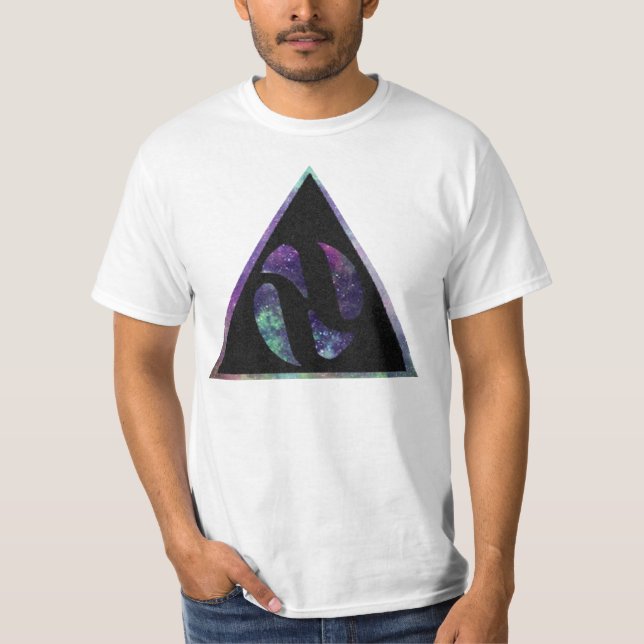 T-shirt L'espace de triangle (Devant)