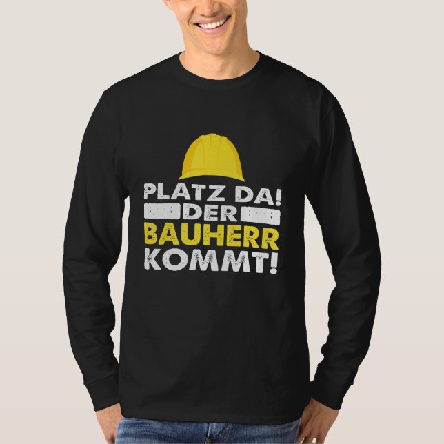 T-shirt L'Espace Des Hommes À Mesure Que Le Constructeur A (Devant)