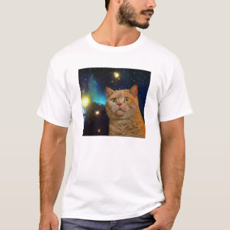 T-shirt L'espace étonné Kitty