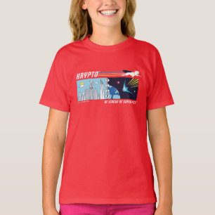 T-shirt L'espace extra-atmosphérique de Krypto vers la mét