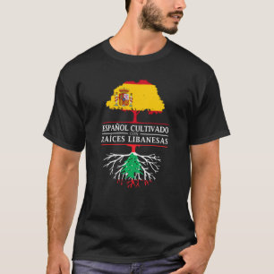 T-shirt L'Espagne Cultive Avec Des Racines Libanaises Liba