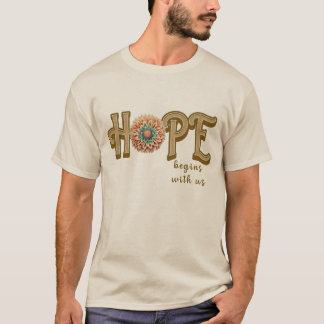 T-shirt L'ESPOIR commence avec nous