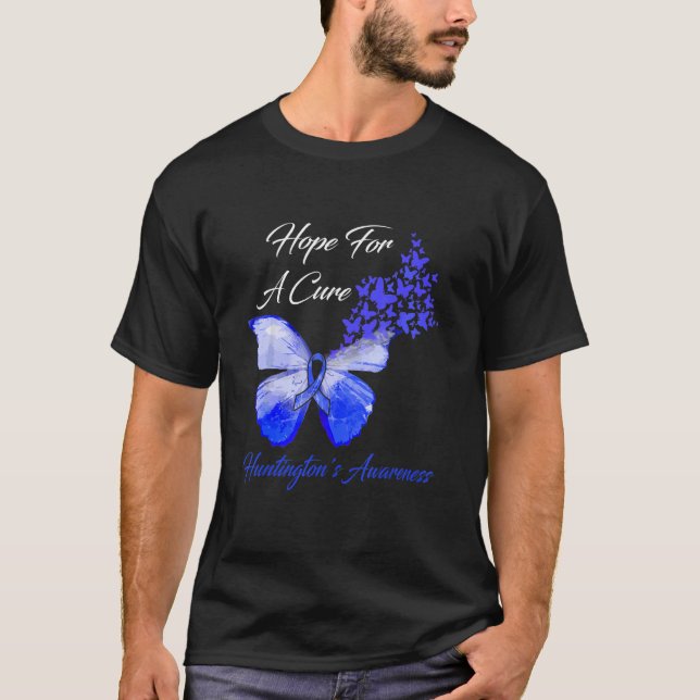 T-shirt L'espoir de sensibilisation de Huntington pour un  (Devant)