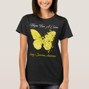 T-shirt L'espoir des papillons pour le sarcome d'une aile