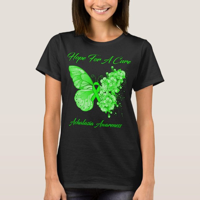T-shirt L'Espoir Des Papillons Pour Une Sensibilisation Cu (Devant)