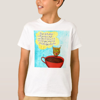 T-shirt L'espoir flotte l'amour de café
